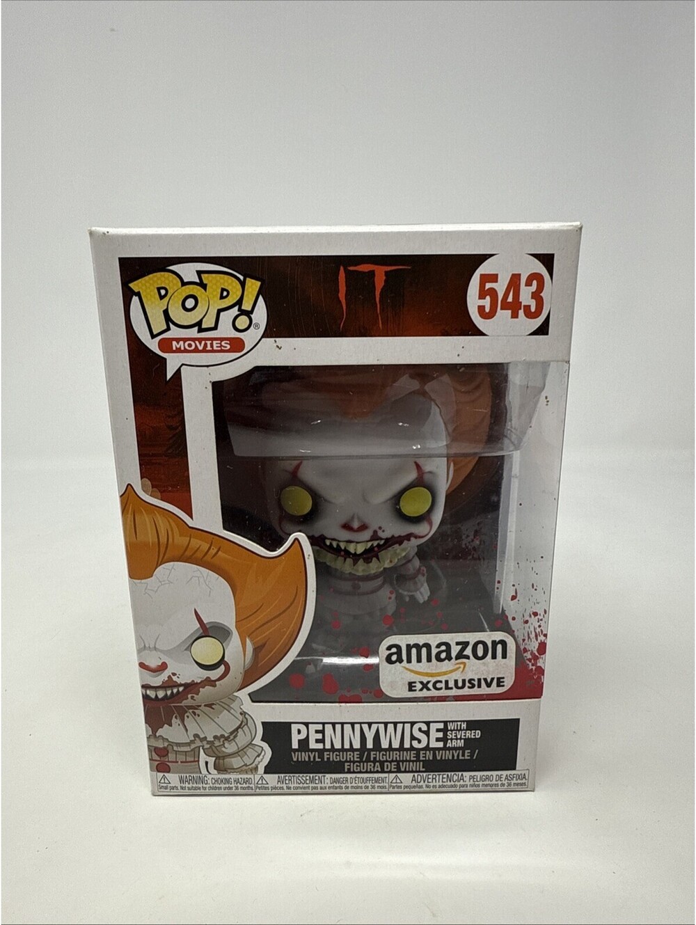 Funko Pop: Movies - IT - Pennywise with Severed Arm Figure #543